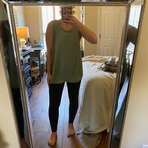 Olive Green Yoga Tank